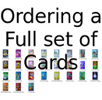 Ordring a full set of cards